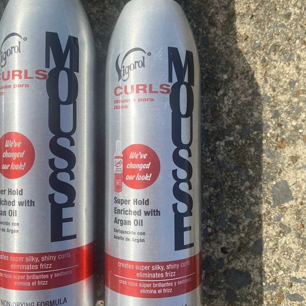 Lot 4 Vigorol Curls  Mousse Super Hold, Moisturizing, Anti-Frizz 12 oz. - Picture 2 of 8